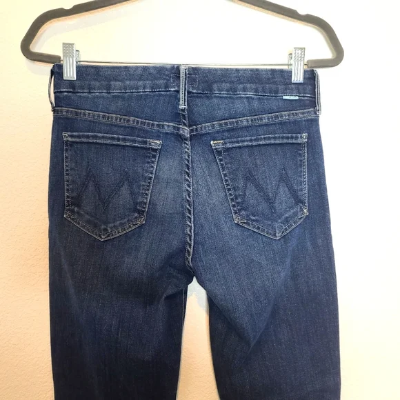 MOTHER The Looker Crop in On The Edge Jeans Size 27 - Picture 11 of 12